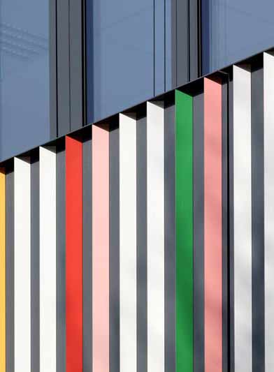 Fotografie einer Fassade des Marrahaus für HD Wahl