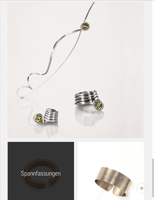 Responsive Website für Norbert Muerrle Schmuck & Accessoires