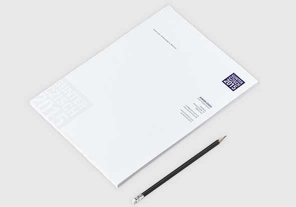 Briefbogen im Corporate Design von Gunter Czisch, Oberbürgermeister Ulm, Wahlkampf