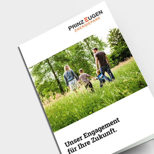 Broschüre / Zeitschrift für Prinz Eugen Energiepark
