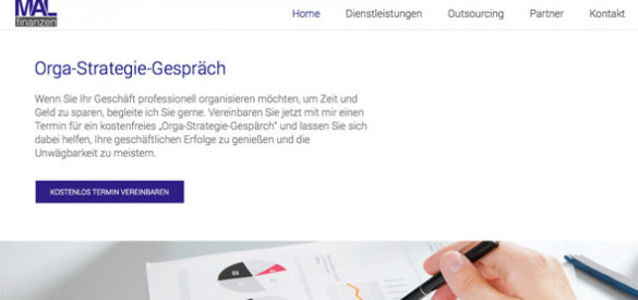 Ausschnitt aus der Website von MAL Finanzen