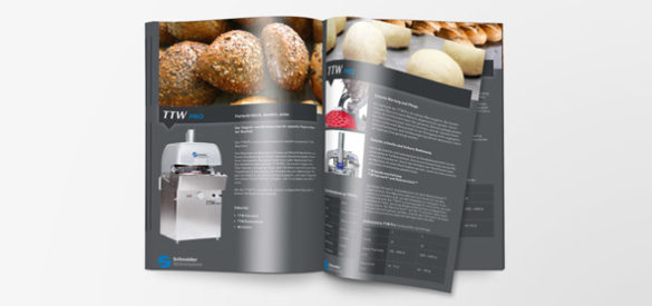 Imagebroschüre Schneider Bäckereisysteme