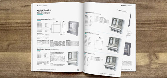 Blick in den neu gestalteten Katalog