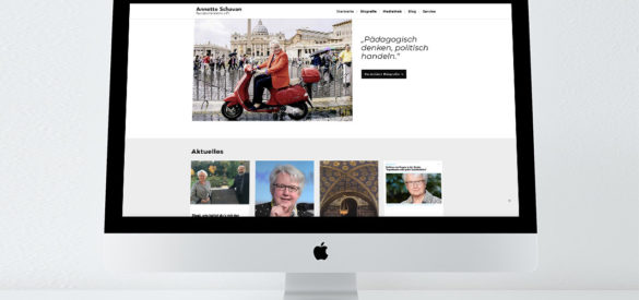 Annette Schavan Website